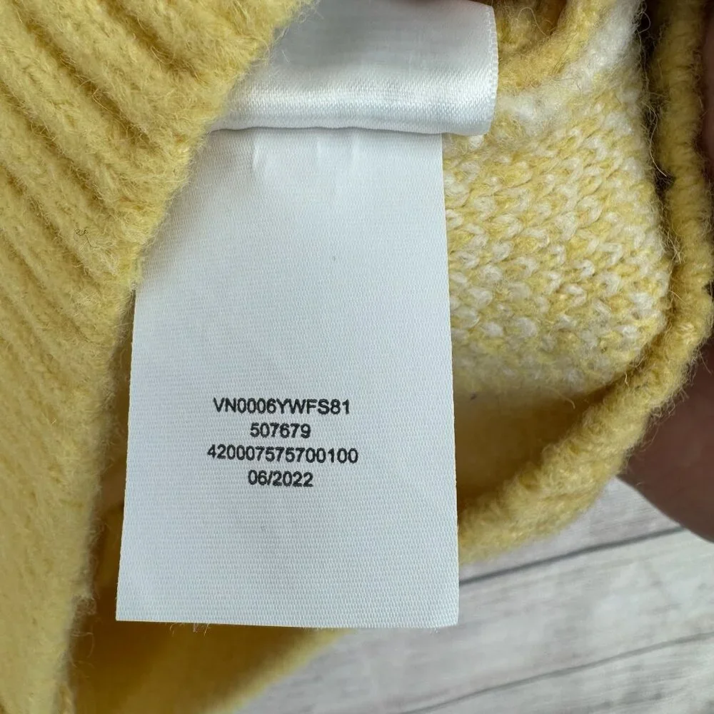 Vans Yellow & White Checkerboard Cardigan Sweater - Picture 10 of 14